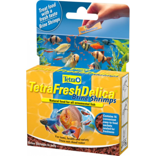 Tetra Fresh Delica Brine Shrimps 16x3g
