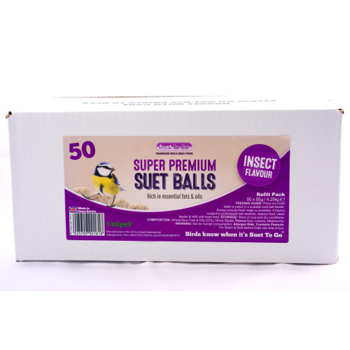 Suet To Go Fat Balls With Mealworms Box X 50