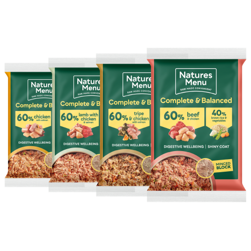 Natures Menu Raw Meals 60/40 Adult Multipack 12x300g
