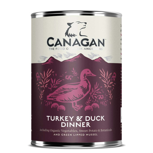 Canagan Turkey & Duck Dinner For Dogs Tin 400g