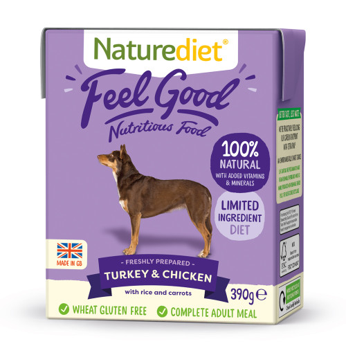 Naturediet Feel Good Turkey & Chicken 390g