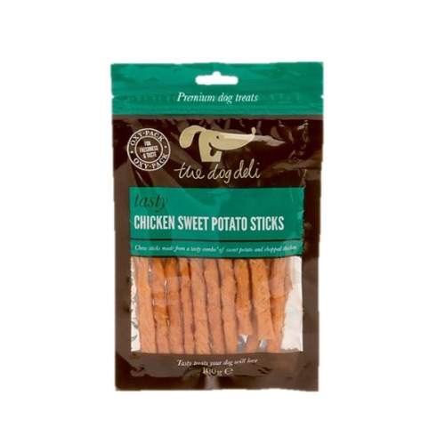 The Dog Deli Chicken Sweet Potato Sticks 100g