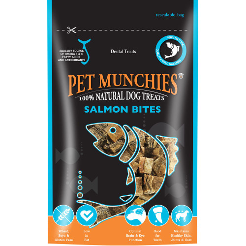 Pet Munchies Salmon Bites 90g