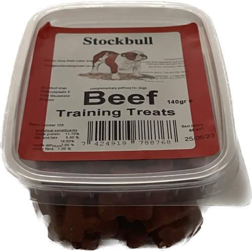 Stockbull Training Treats Beef 140g
