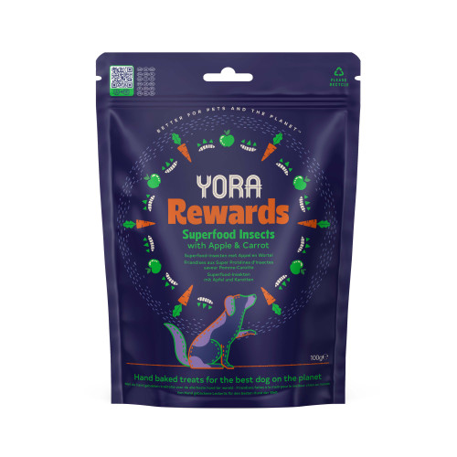 YORA Dog Rewards Carrot & Apple 100g