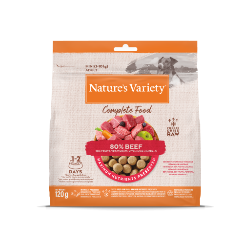Nature's Variety Freeze Dried Beef Dinner 120g
