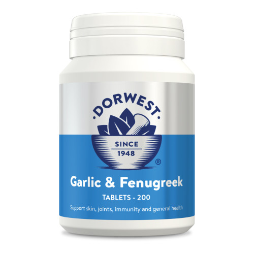 Dorwest Herbs Garlic & Fenugreek Tablets (200 Tablets)