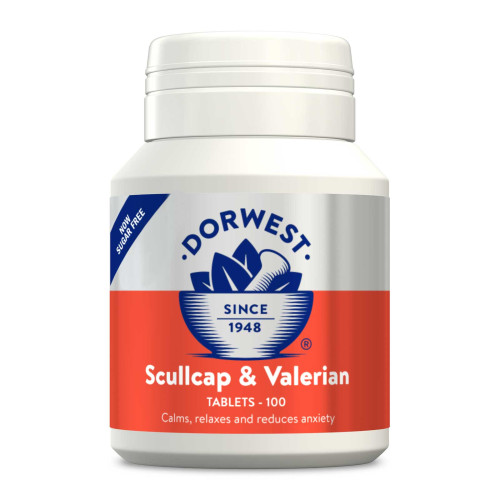 Dorwest Herbs Scullcap & Valerian 100 Tablets