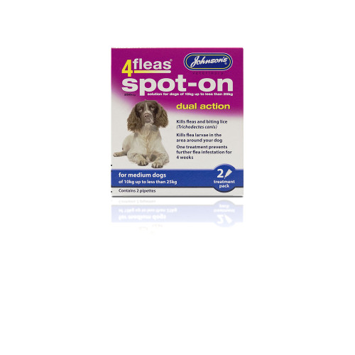 4fleas Spot on Dual Action for Medium Dogs