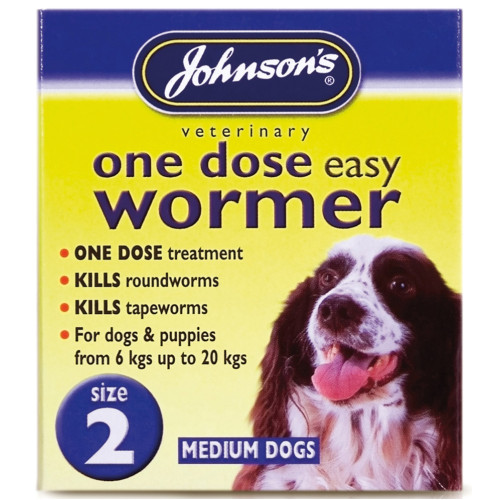 Johnsons One Dose Easy Wormer Size 2
