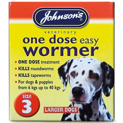 Johnsons One Dose Easy Wormer Size 3