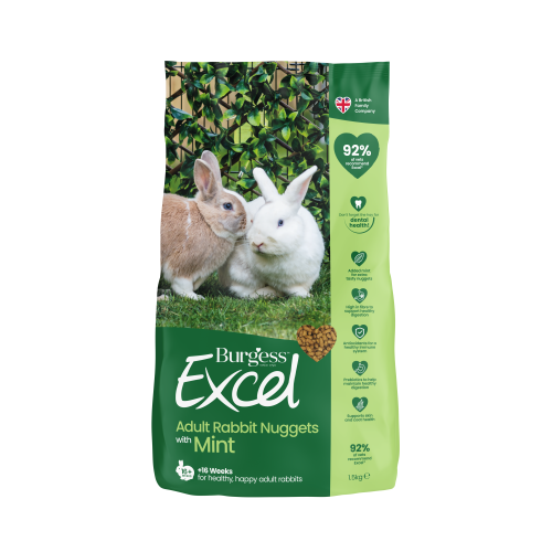 Excel Adult Rabbit Nuggets with Mint 1.5kg