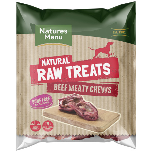Natures Menu 2 Raw Meaty Beef Chews