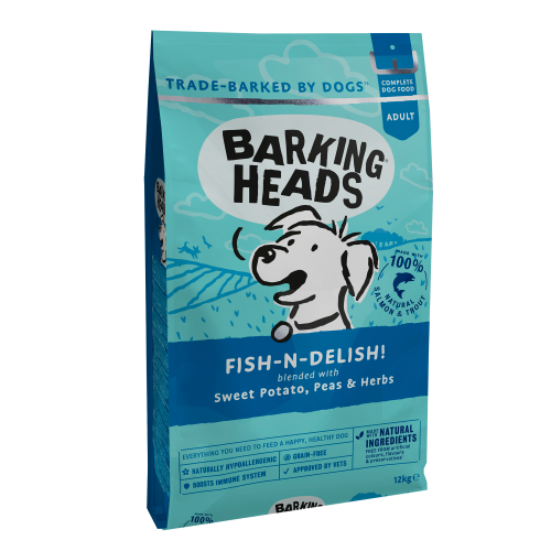 Barking Heads Fish n Delish Grain Free Salmon, Trout & Sweet Potato 12kg