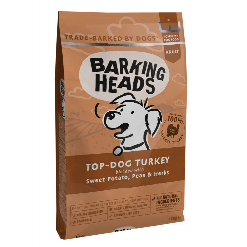 Barking Heads Top Dog Turkey Grain Free 12kg