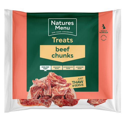 Natures Menu Home Prepare Raw Beef Chunks 1kg