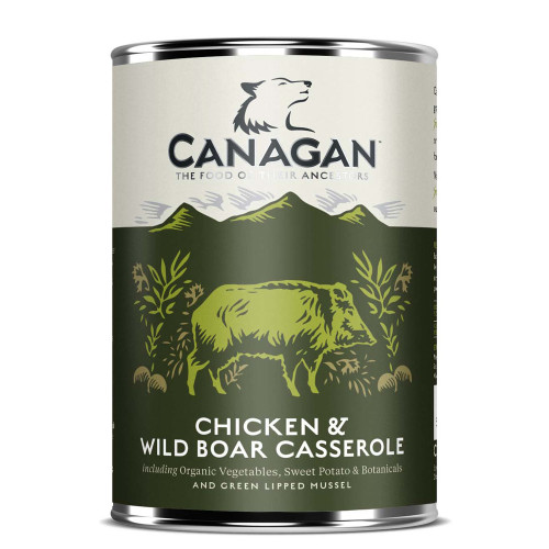 Canagan Chicken & Wild Boar Casserole For Dogs Tin 400g