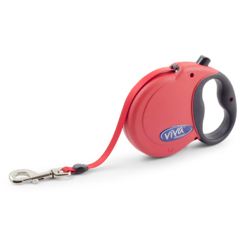 Ancol Viva Retractable Lead Red Large