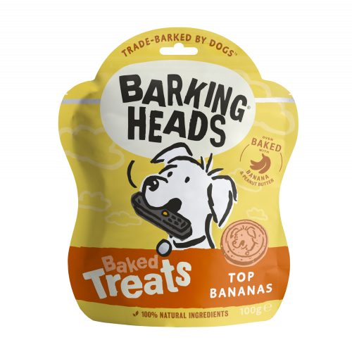 Barking Heads Bailey Bites Baked Treats Top Bananas 100g