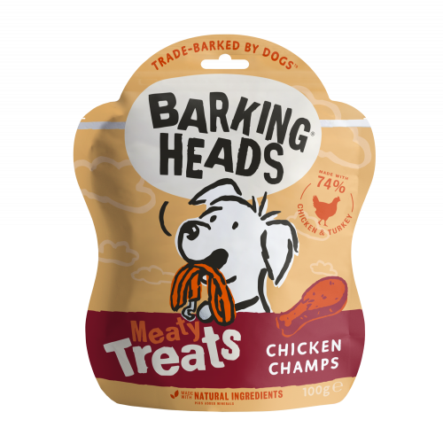 Barking Heads Meaty Treats Chicken Champs 100g