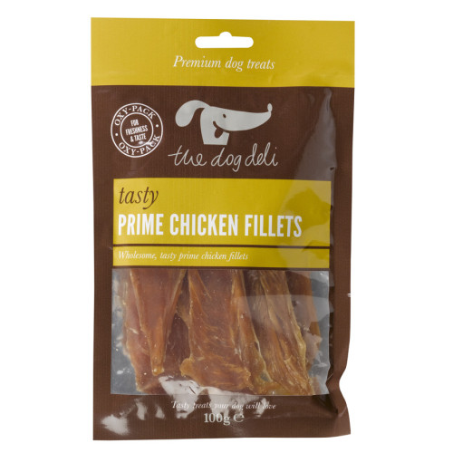 The Dog Deli Tasty Prime Chicken Fillets 100g