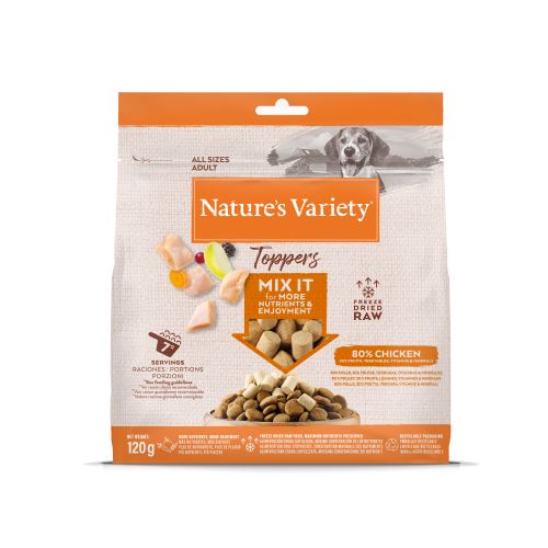 Nature's Variety Freeze Dried Toppers Chicken 120g